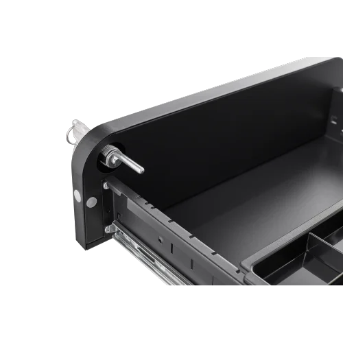 Simple Style 3-Drawer Mobile Filing Cabinet Multifunctional Office Cabinet with Adjustable & Lockable Features for Workshop Use