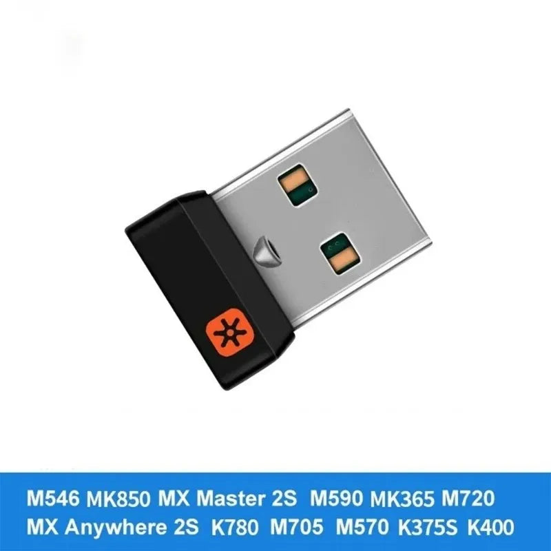 USB Receiver For Unifying - USB Adapter For Mouse Keyboard, Supports 6 Devices, Wireless Dongle For M905 M325 M585 M510 M705